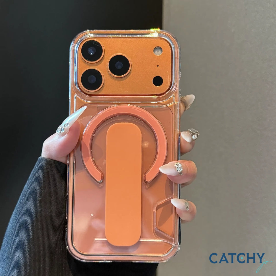Luxury Card Holder Clear iPhone Case