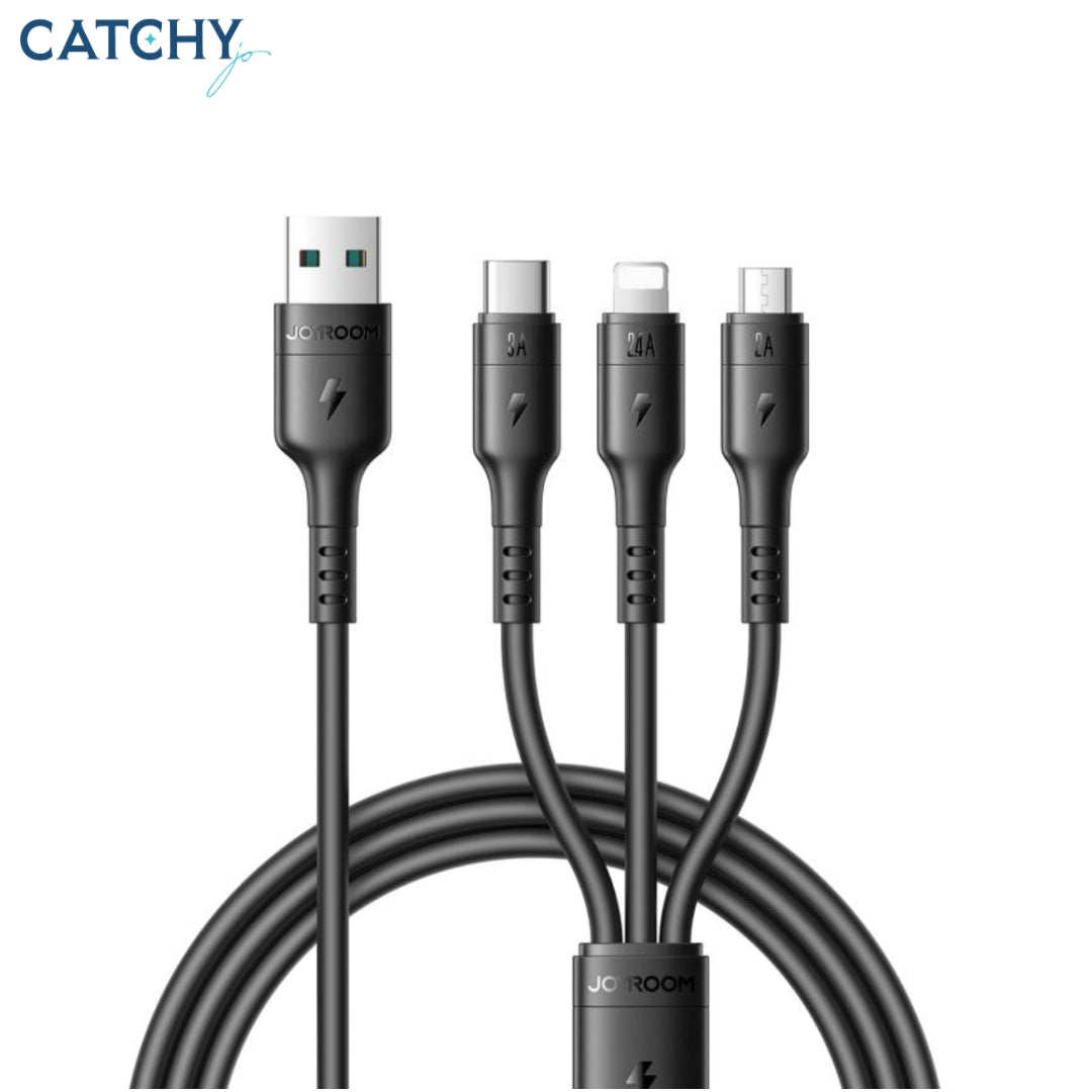 JOYROOM S-A61 3-in-1 USB Charging Cable (1.2M)