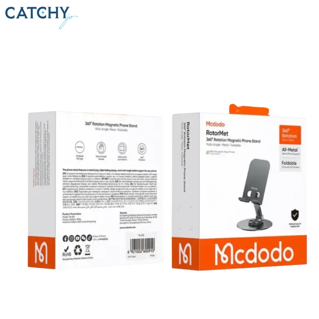 MCDODO 360 Degree Magnetic Stand Phone Holder