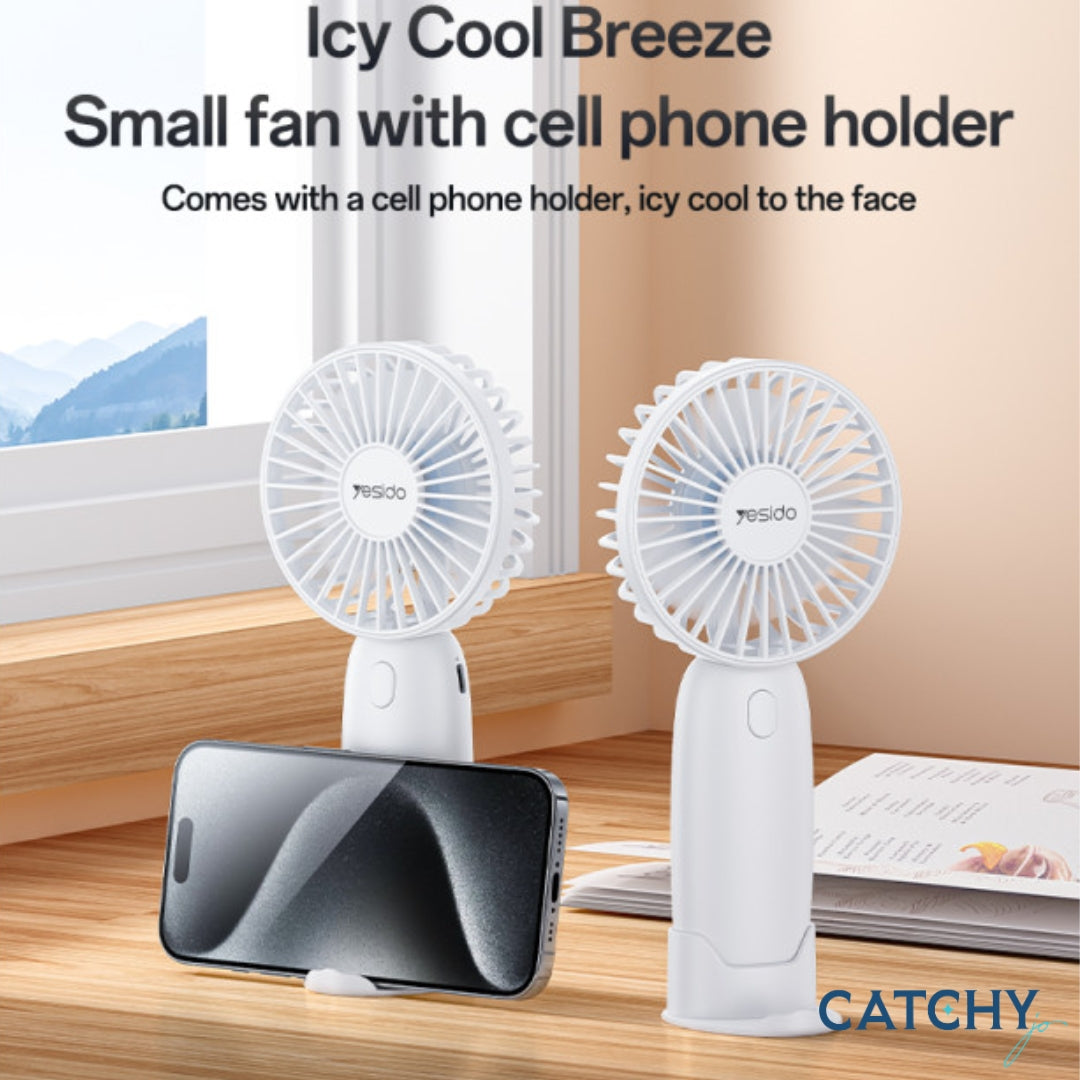 YESIDO YF15 3 Speed Infinitely Variable Fan (1200mAh)