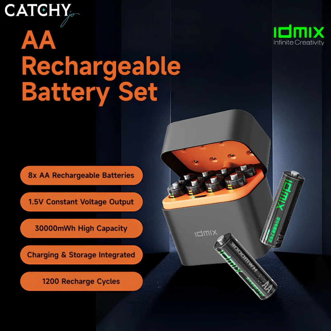 IDMIX 2A08 Rechargeable Battery Set