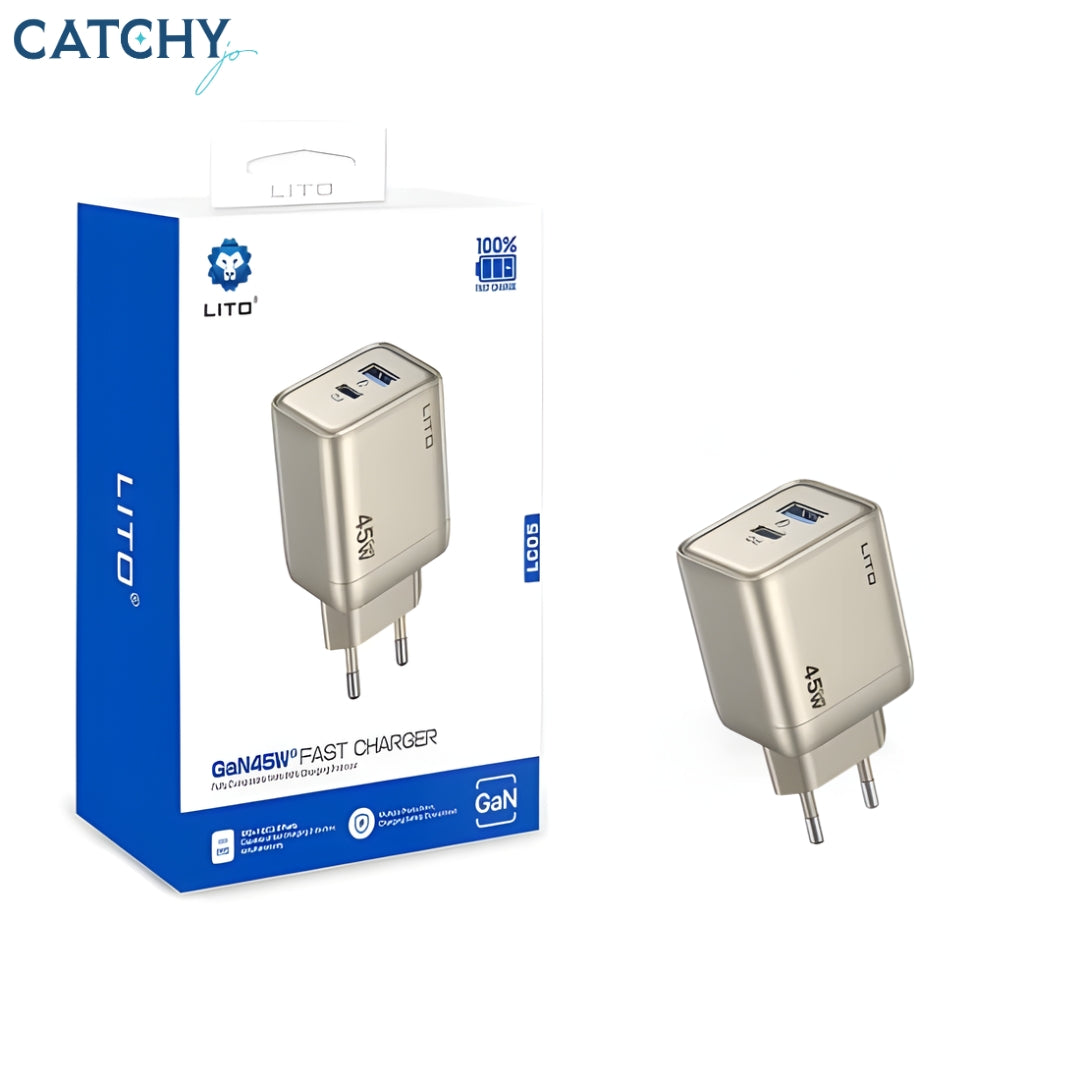 LITO LC05 Fast Phone Charger Adapter (45W)