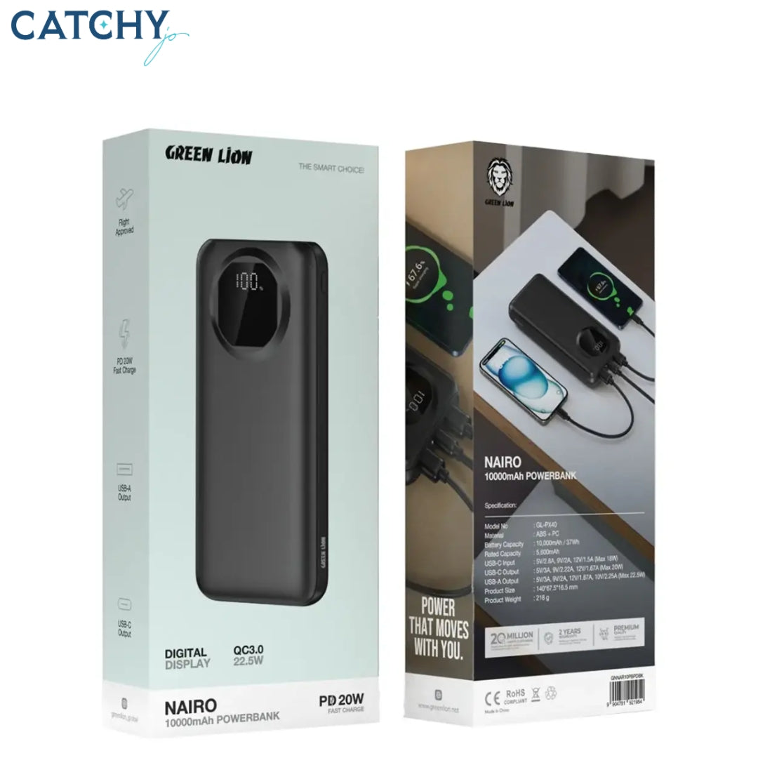 Green Lion Nairo Power Bank (10000mAh)