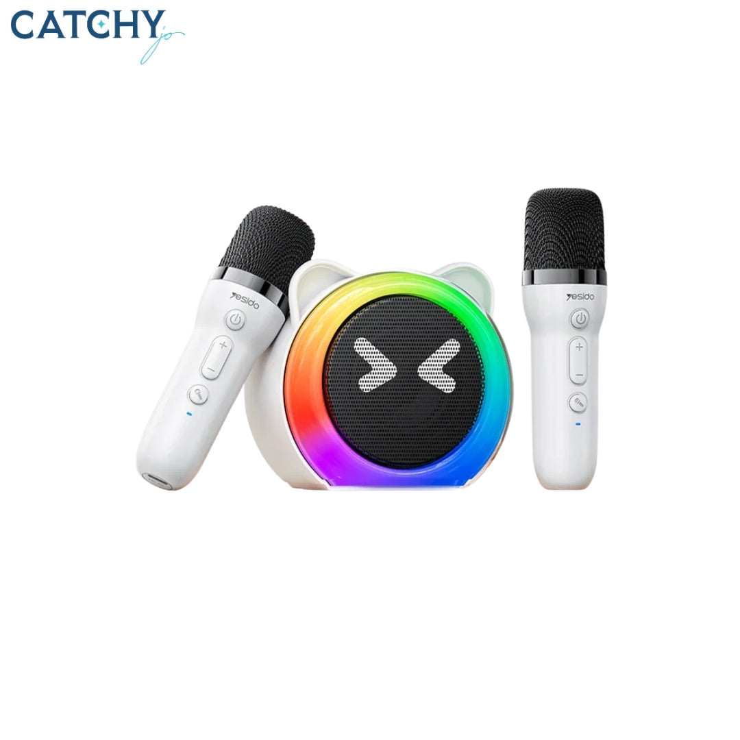 YESIDO YSW36 2 Piece Karaoke Microphone Bluetooth Wireless Speaker