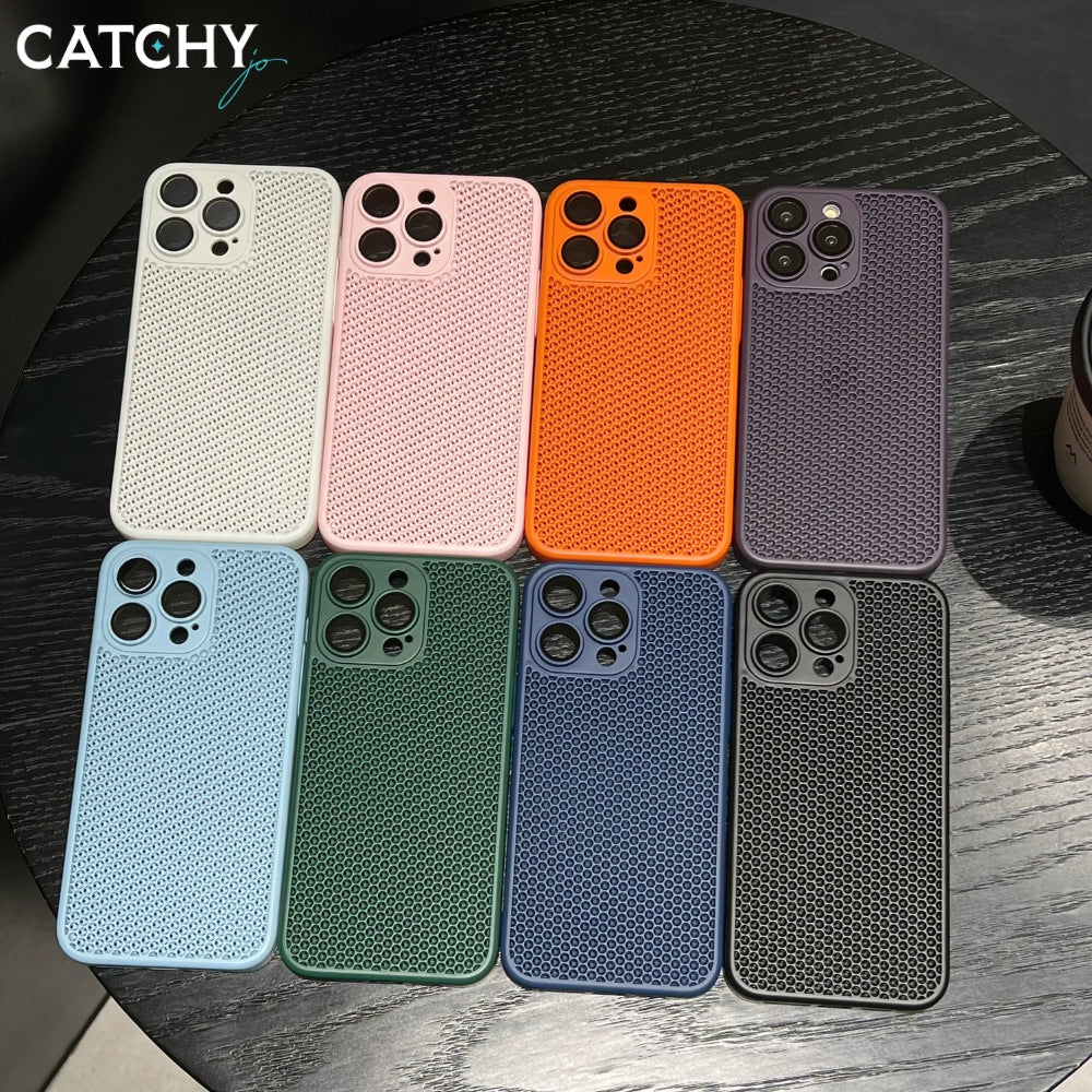 iPhone Ultra-Thin Breathable Cooling 13+14+15 Series Case