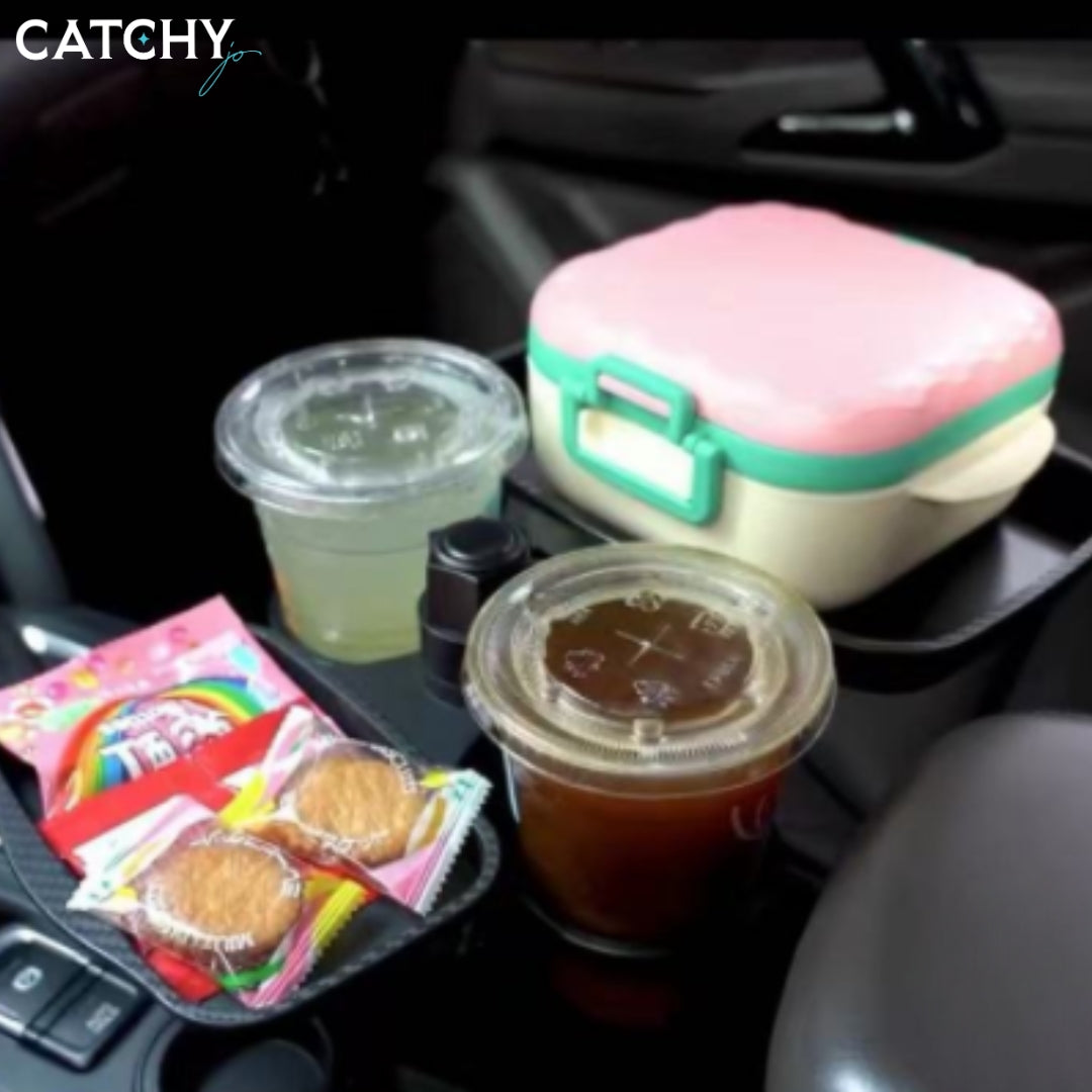 4 in 1 Food Car Mount Food Tray 360 Rotating