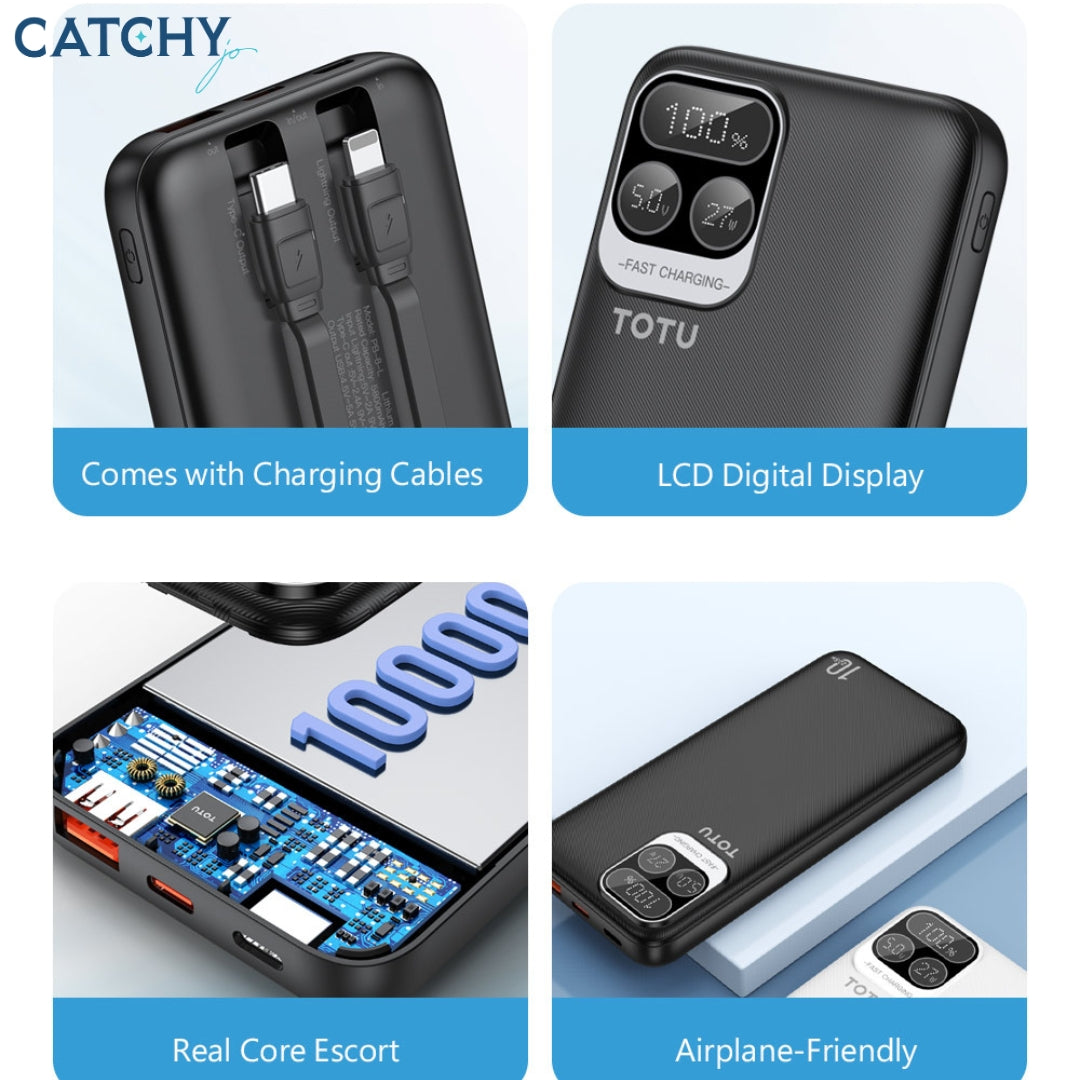 TOTU PB-8-L Fast Charging Mobile Power Supply (10000mAh)
