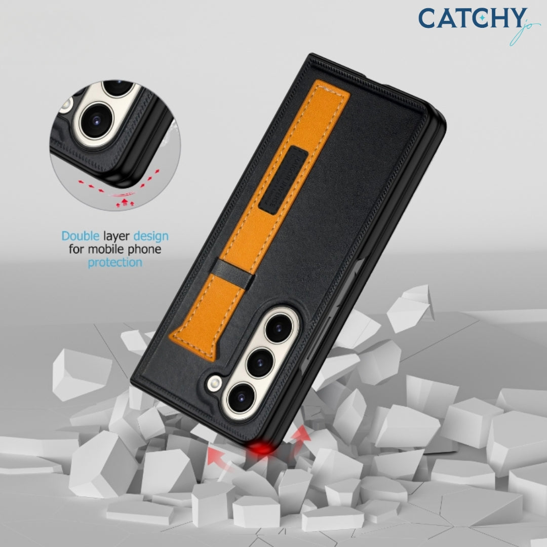 Samsung Fold 7 Leather Shockproof Protective Case