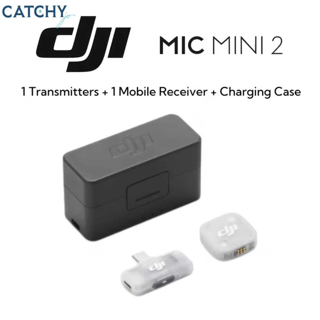 DJI Mic Mini 2 (1 TX + 1 Mobile RX + Charging Case) Microphone