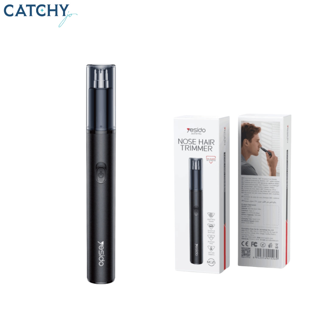 YESIDO MG25 Nose Hair Trimmer 360° Rotation