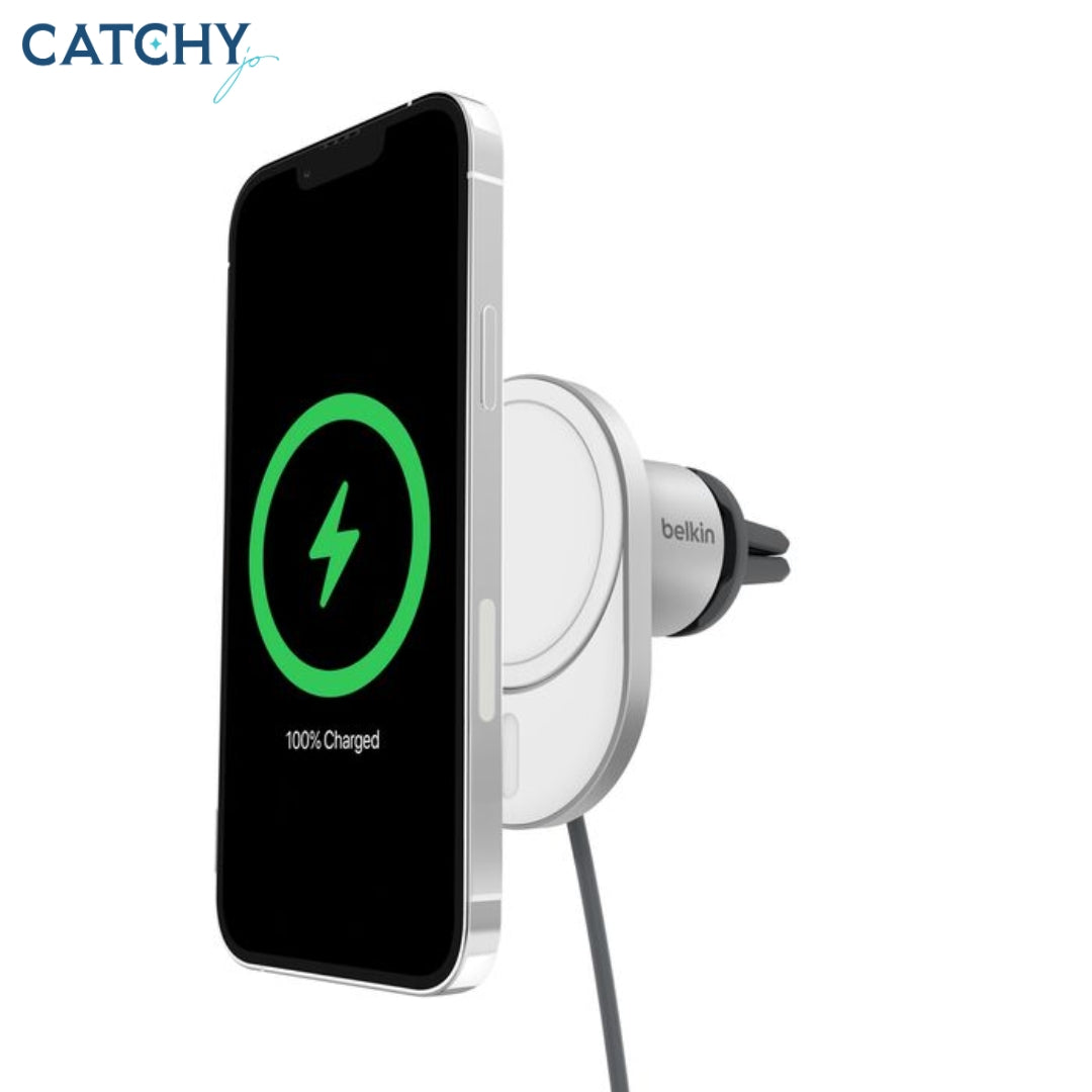 BELKIN BoostCharge Pro Magnetic Wireless Car Charger With Qi2 (15W)