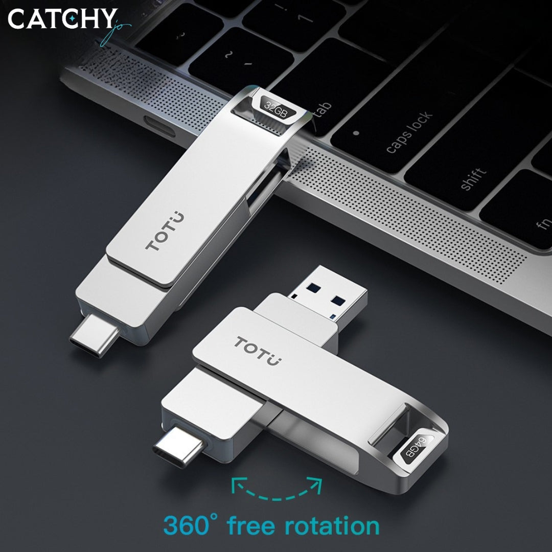 TOTU MC-2 2 In 1 Rotating Flash Drive