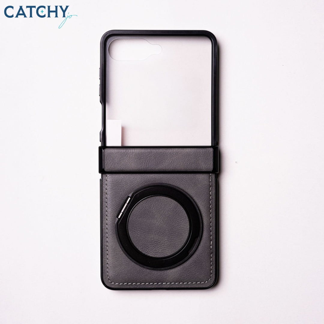 Beunos Samsung Flip Leather Case With 360 Stand