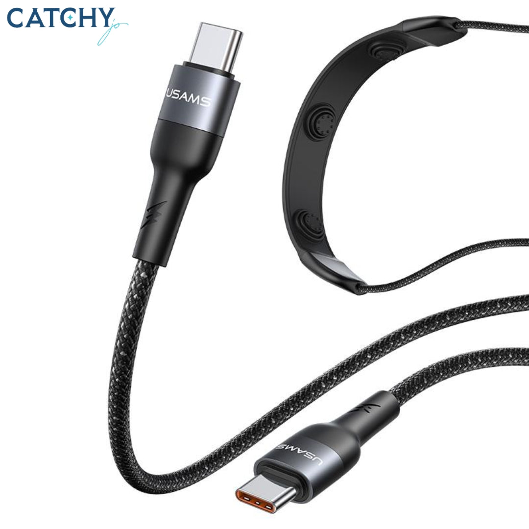 USAMS SJ759 U89 Fast Data Charging Cable With Massager (100W)
