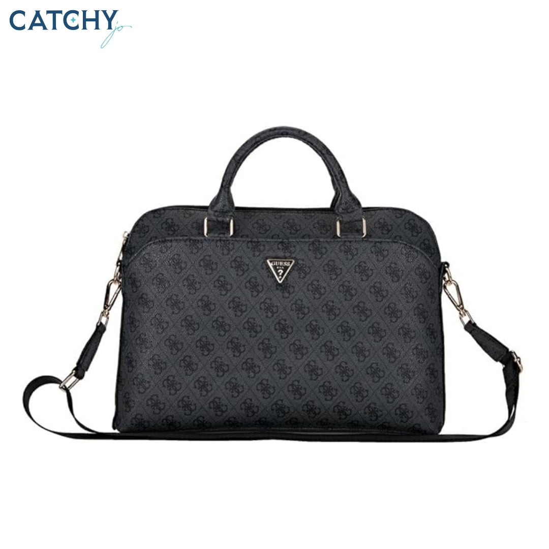 GUESS Laptop Bag With Zipper Handles & Strap ( 15 Inch )