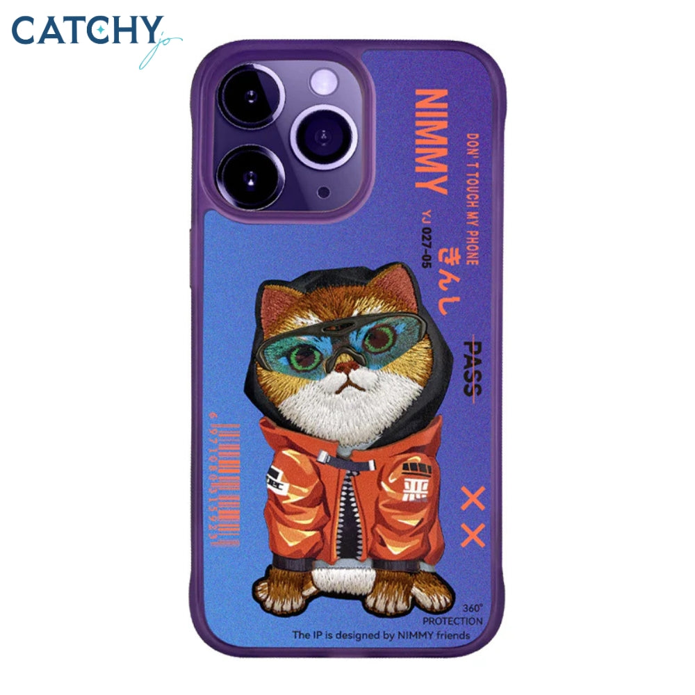 Nimmy Glasses Cool Embroidery iPhone Case
