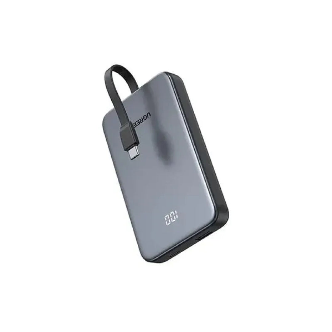 UGREEN PB526 Power Bank with Built-in Cable 20W (10000mAh)