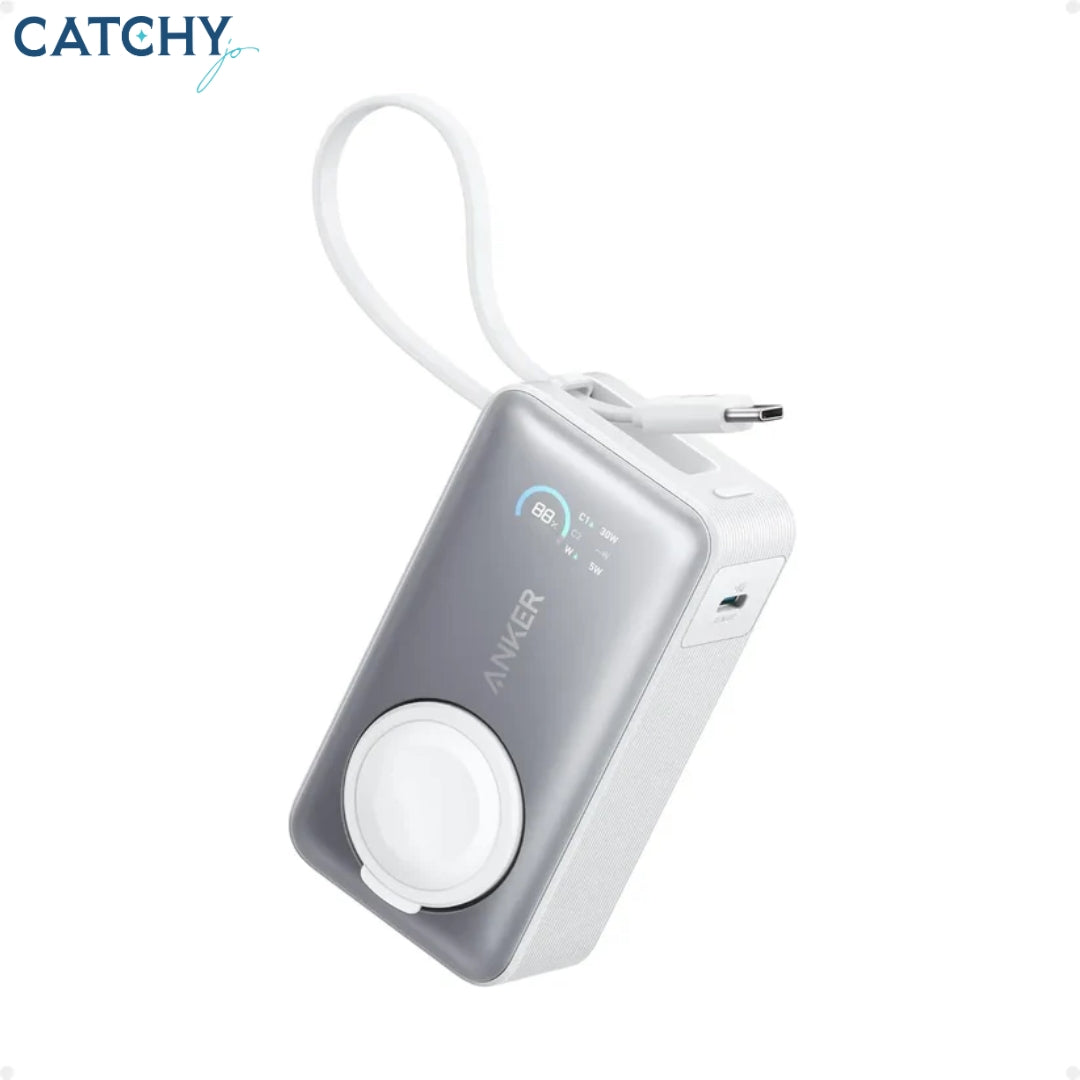 بطارية محمولة Anker MagGo لساعات Apple Watch (35W)