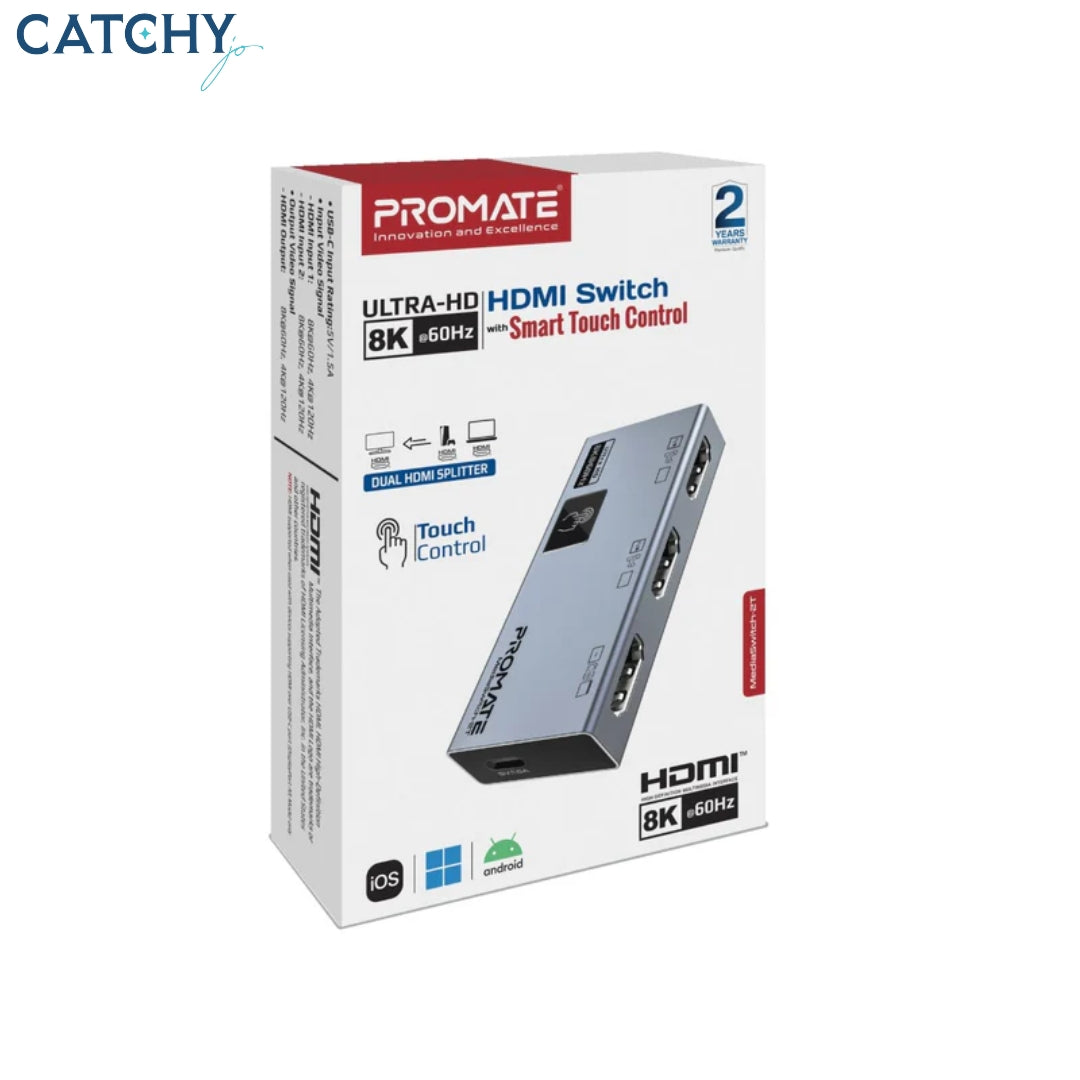 PROMATE MediaSwitch-2T Ultra-HD 8K60Hz HDMI Switch