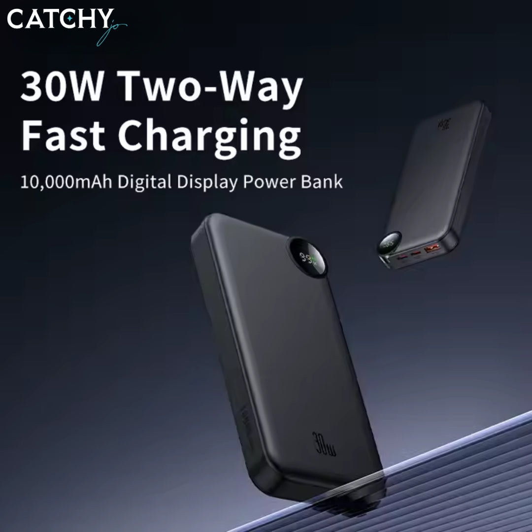 MCDODO 385 بنك طاقة 3 منافذ مع منفذي USB-C، 30W (10000mAh)