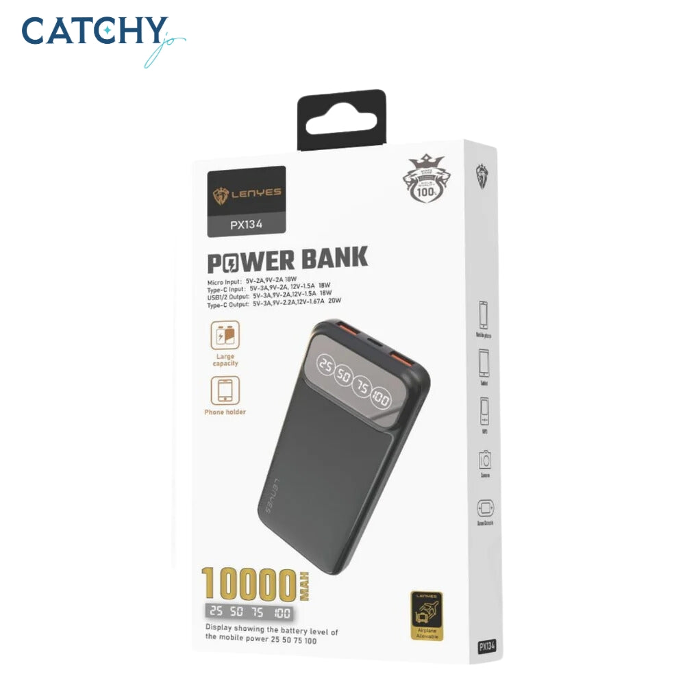 LENYES PX134 باور بانك (10000mAh)