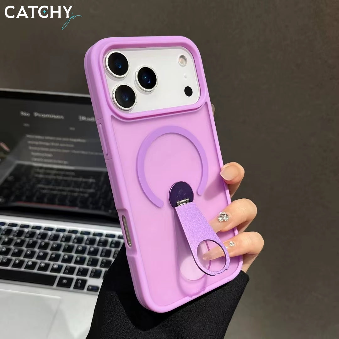 iPhone Pull Tab Stand Magnetic Case