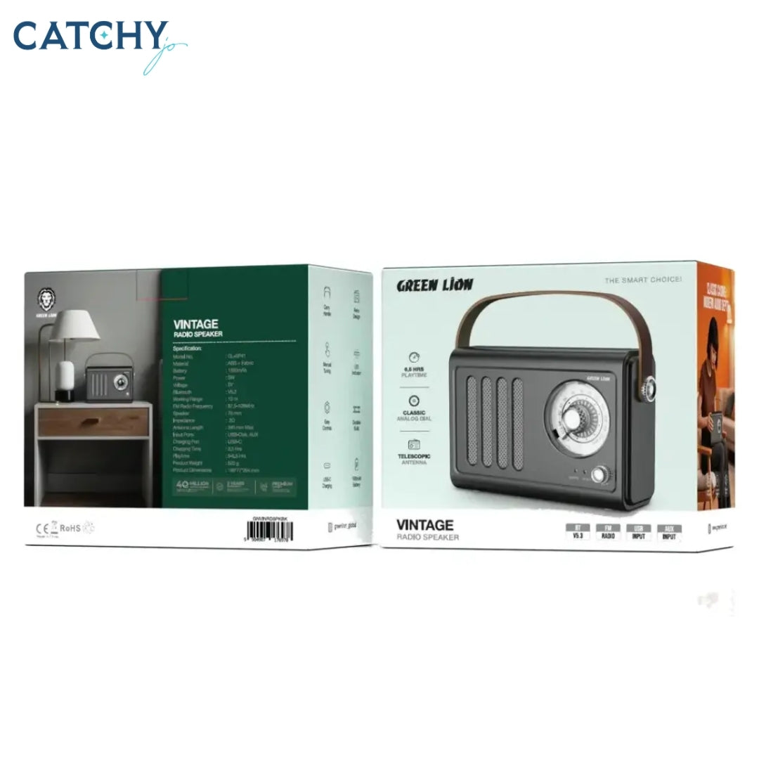 Green Lion Vintage Radio Speaker