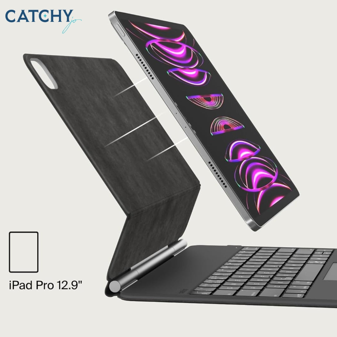 BELKIN حافظة لوحة مفاتيح لجهاز iPad مع حامل مغناطيسي