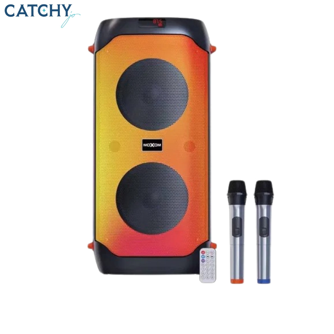 MOXOM MX-SK51 SuperPower Wireless Speaker With 2 Wireless Mics MOXOM MX-SK51 SuperPower Wireless Speaker With 2 Wireless Mics