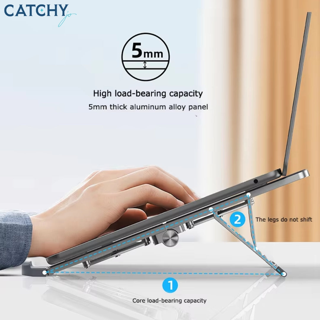 Foldable Aluminum Alloy Portable Laptop Stand