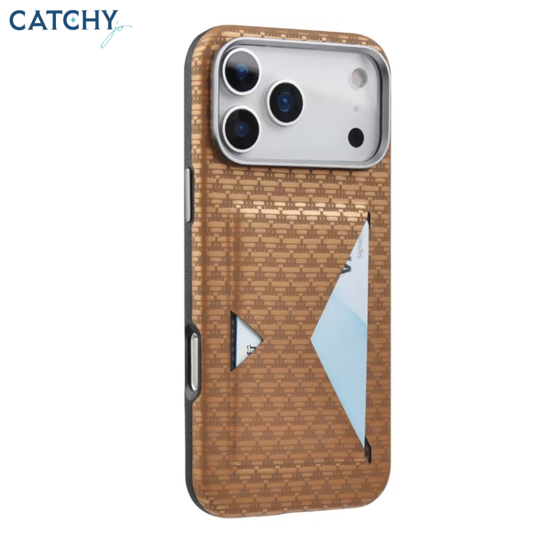 iPhone Card Slot Leather Shockproof Magnetic Case