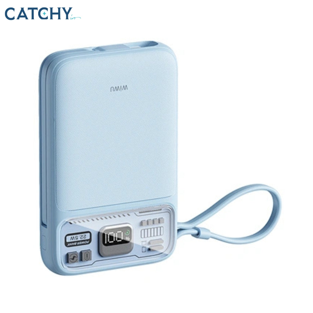 WiWU Wi-P016 Magnetic Power Bank (Dual Cables)