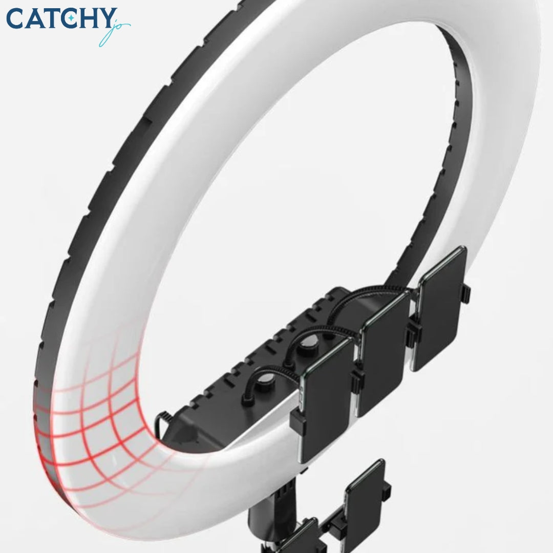RTAKO Ring Light With 3 Phone Holders