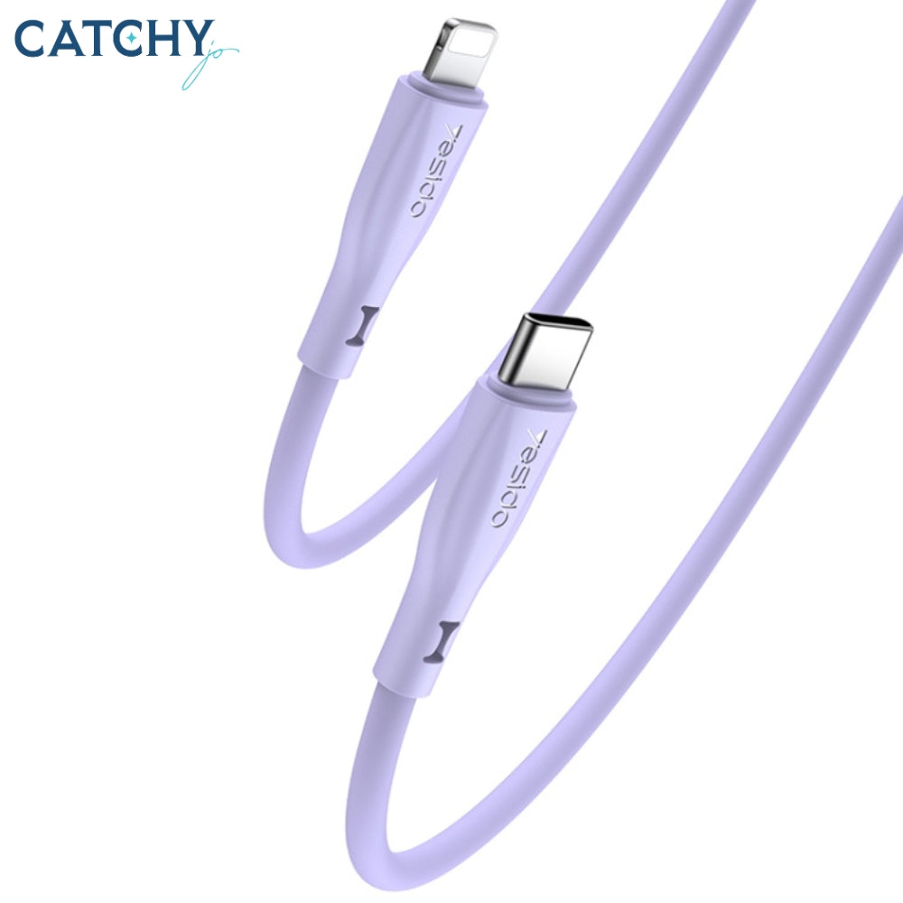 YESIDO CA151 كابل شحن USB-C إلى Lightning (20W)