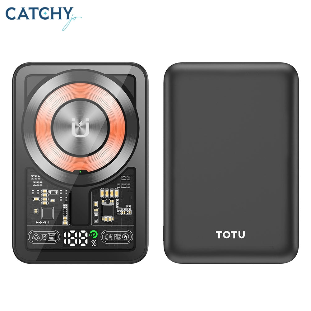 TOTU CPBW-015 بنك طاقة مغناطيسي 5000mAh مع شاحن سريع