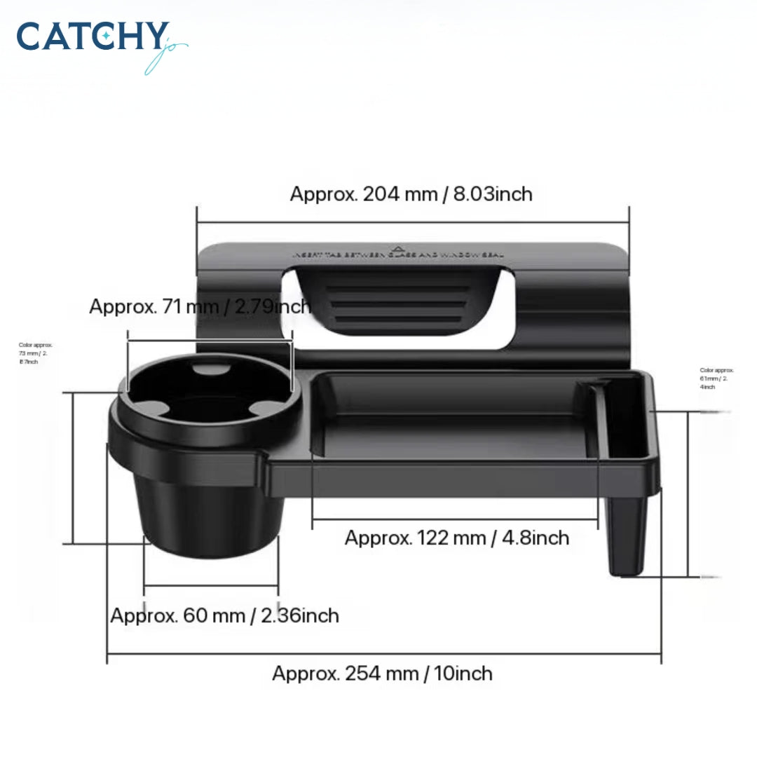 Universal 2-in-1 Cup & Car Holder Tray