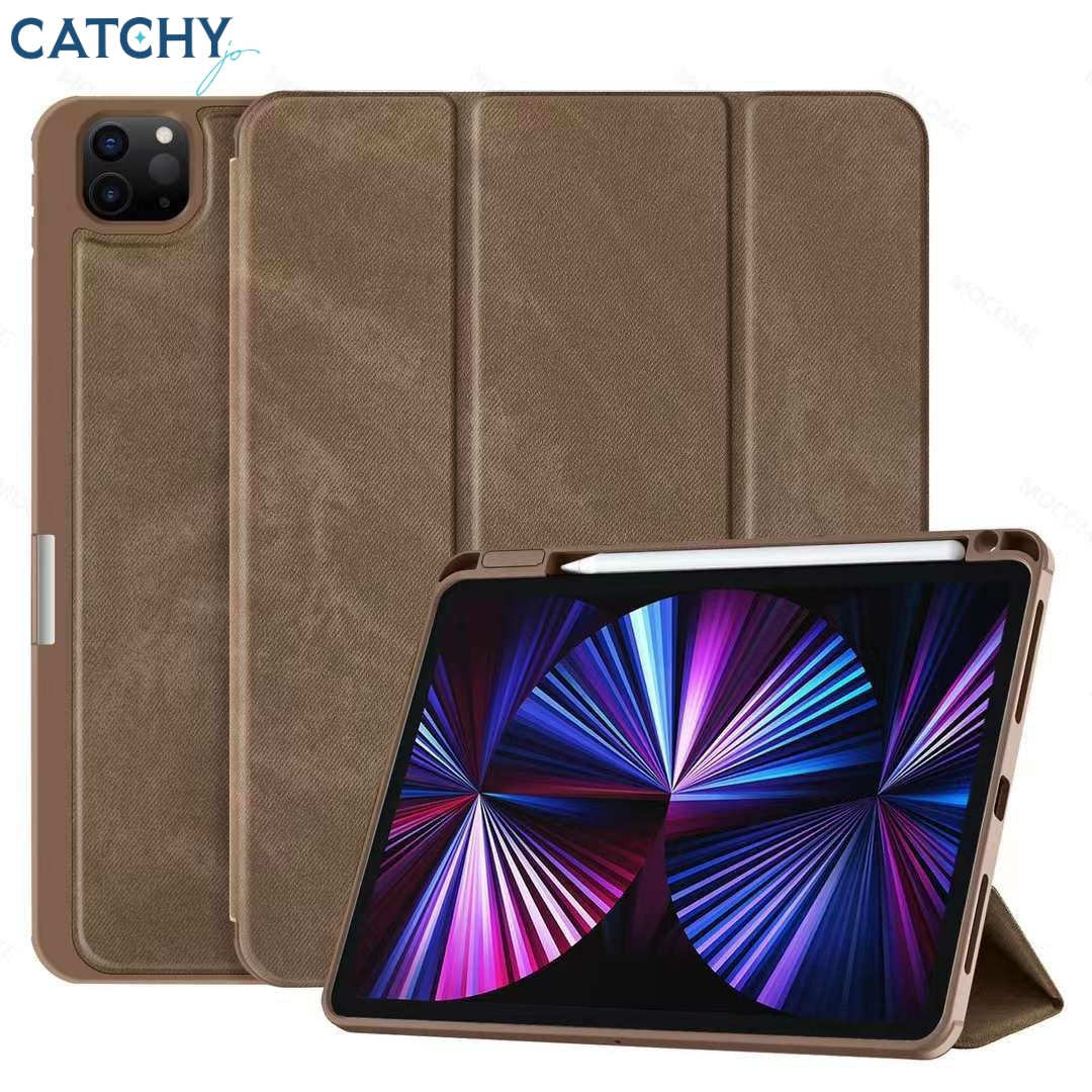 حافظة iPad جلدية منسوجة