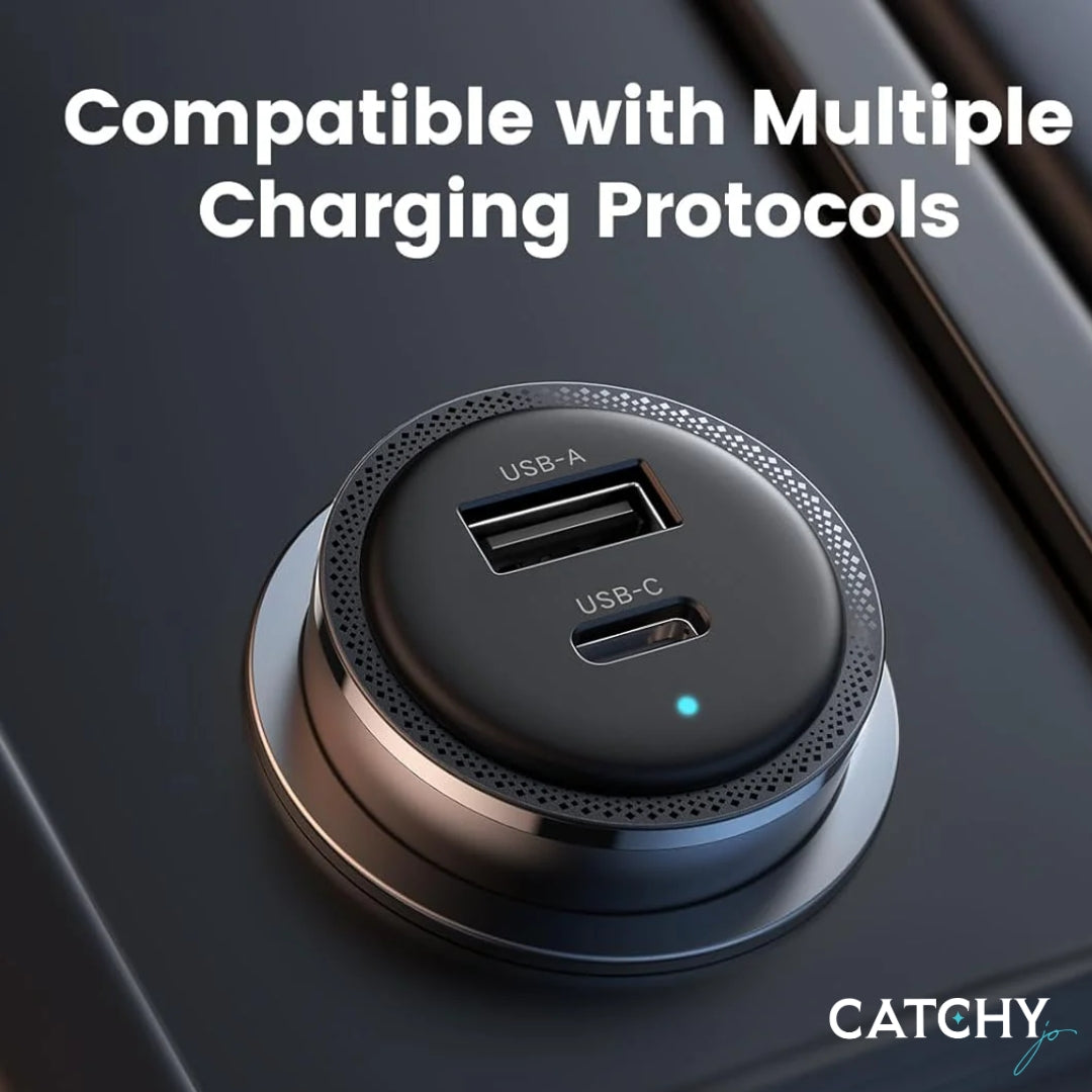 UGREEN 90645 محول شاحن سيارة USB-C (63W)