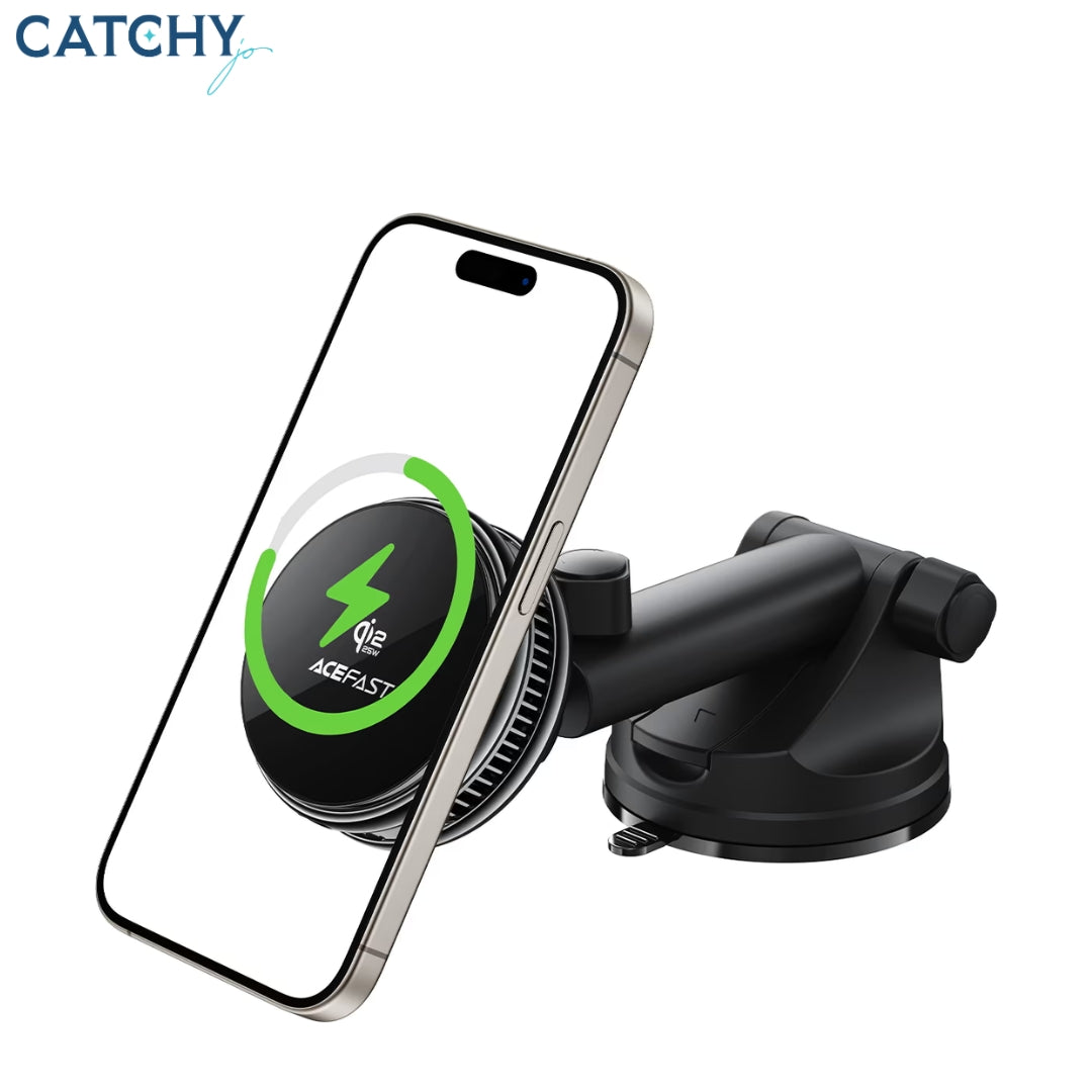 ACEFAST D67 Fast Qi2 Wireless Charger Magnetic Car Holder