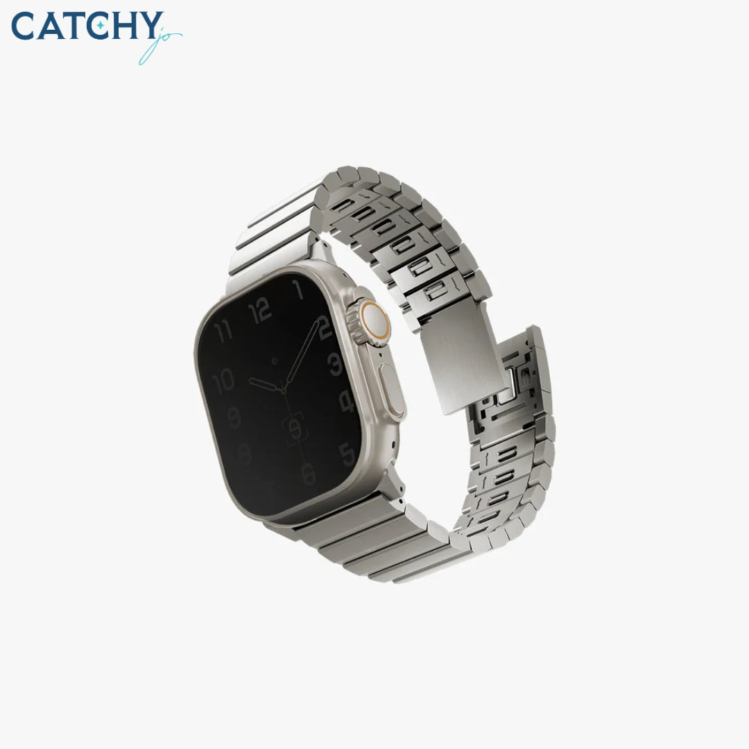 UNIQ Strova Mag سوار ستانلس ستيل لساعة Apple Watch