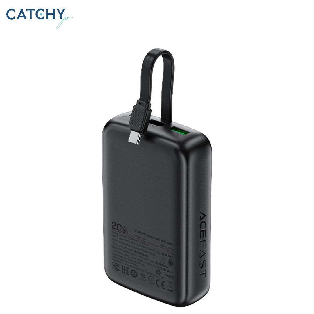 ACEFAST M14 Power Bank With Type-C Cable (20000mAh)