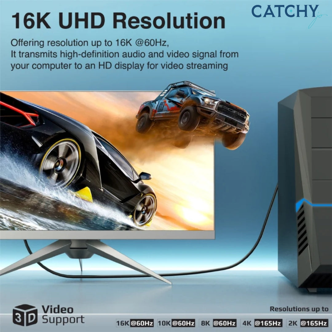 PROMATE DPLink 16K-60Hz High Definition Display Port 2.0 Cable