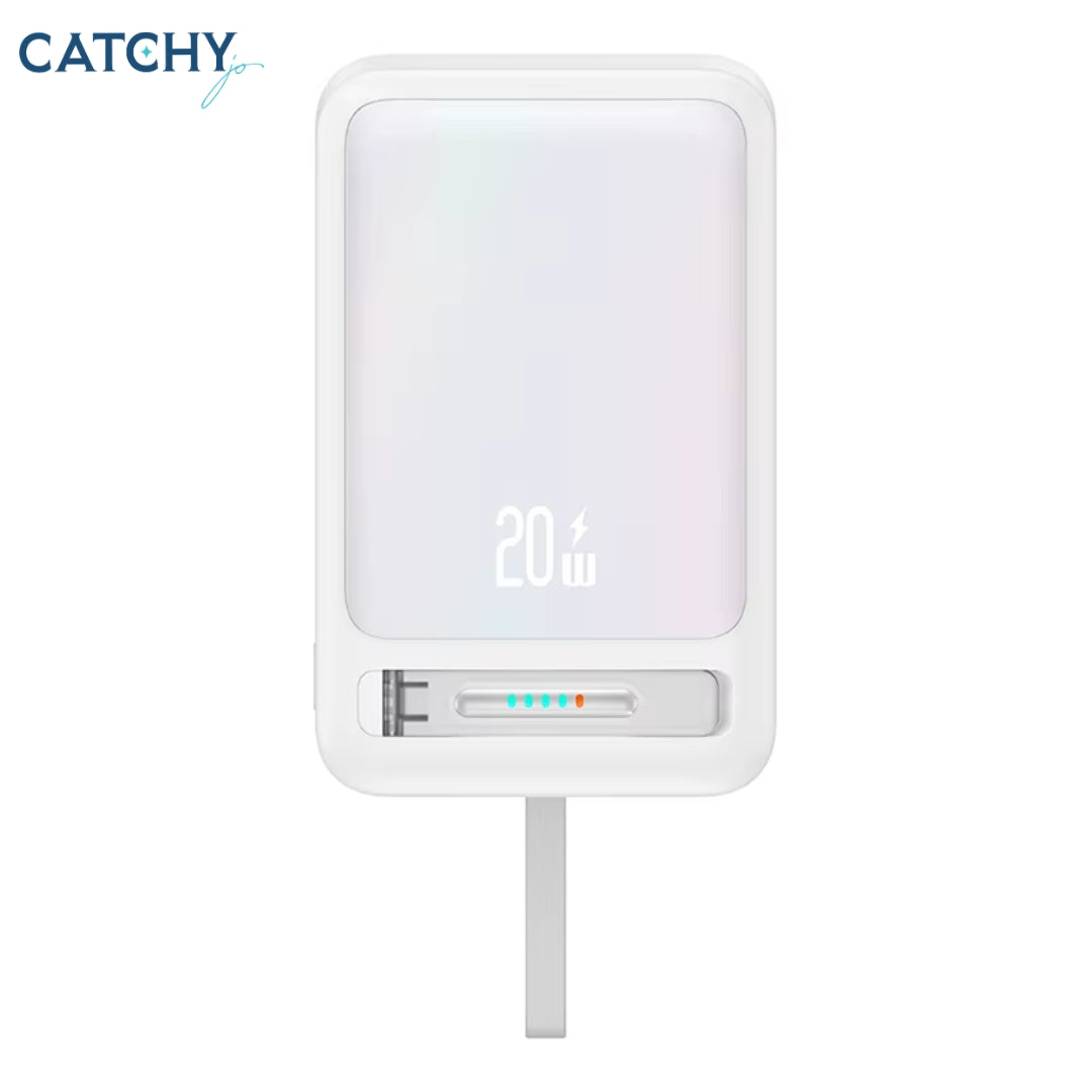 USAMS CD219 Magnetic Wireless  Power Bank With Type-C Cable (10000mAh)