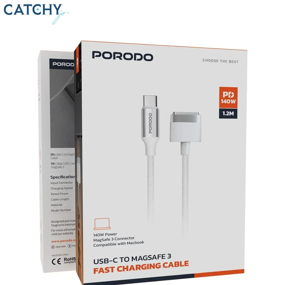 Porodo USB-C To MagSafe 3 Fast Charging Cable