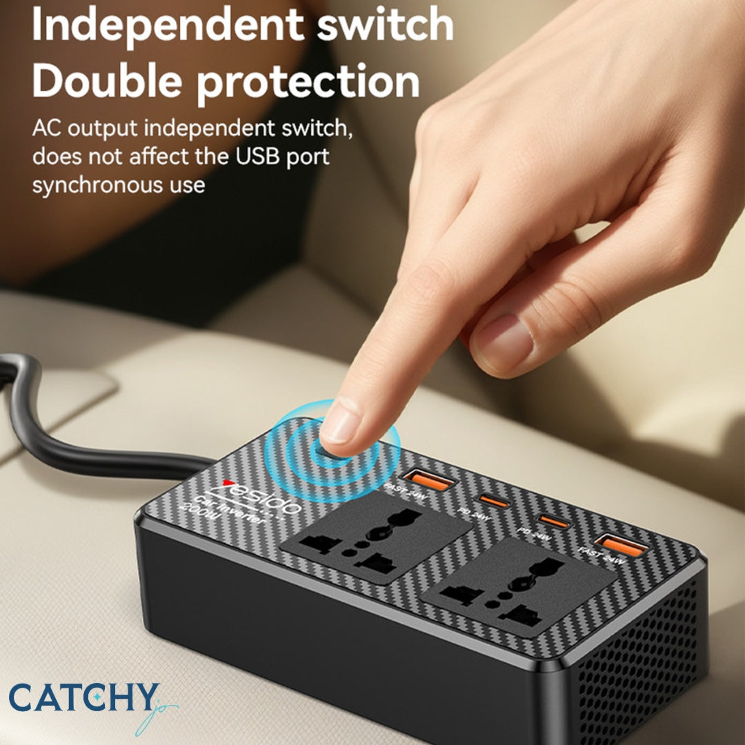 YESIDO VC07 محول شاحن للسيارة (200W)