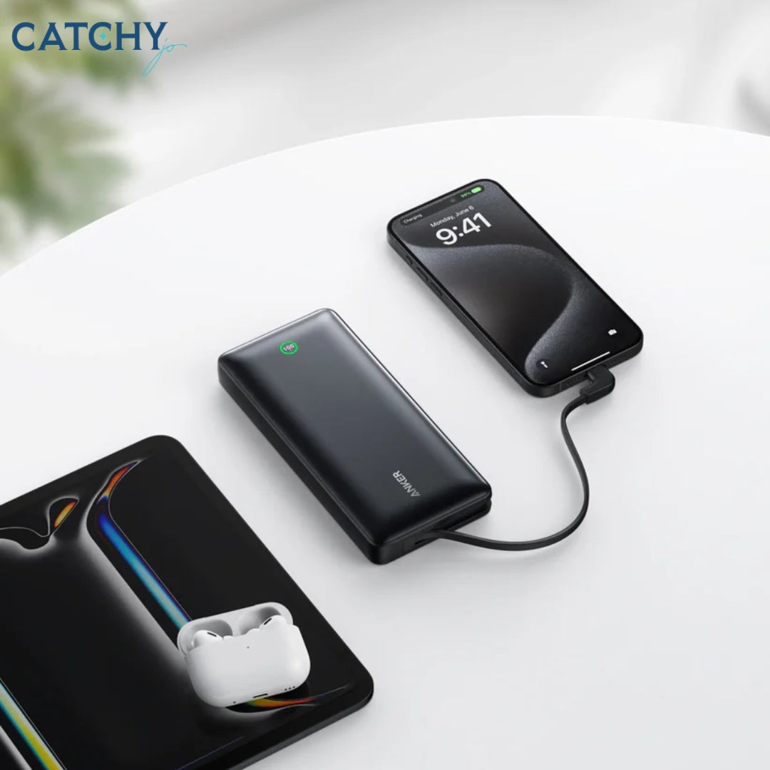 شاحن محمول Anker Nano مع كابل USB-C (20000mAh)