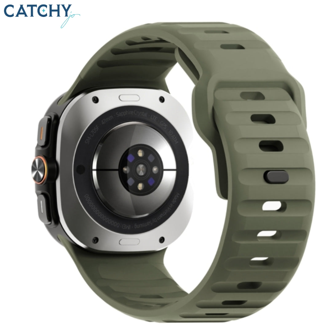 Huawei Galaxy Watch Wave Texture Silicone Band | 42mm | 46mm | Green | Black | Silver Huawei Galaxy Watch Wave Texture Silicone Band | 42mm | 46mm | Green | Black | Silver