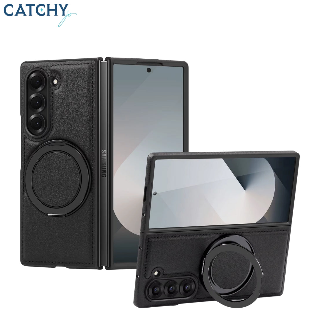 Luxury Leather Magnetic Samsung Z Fold  Case