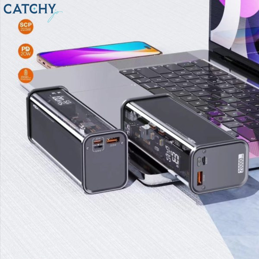 باور بانك شفاف Moxom MX-PB86 (20000mAh)