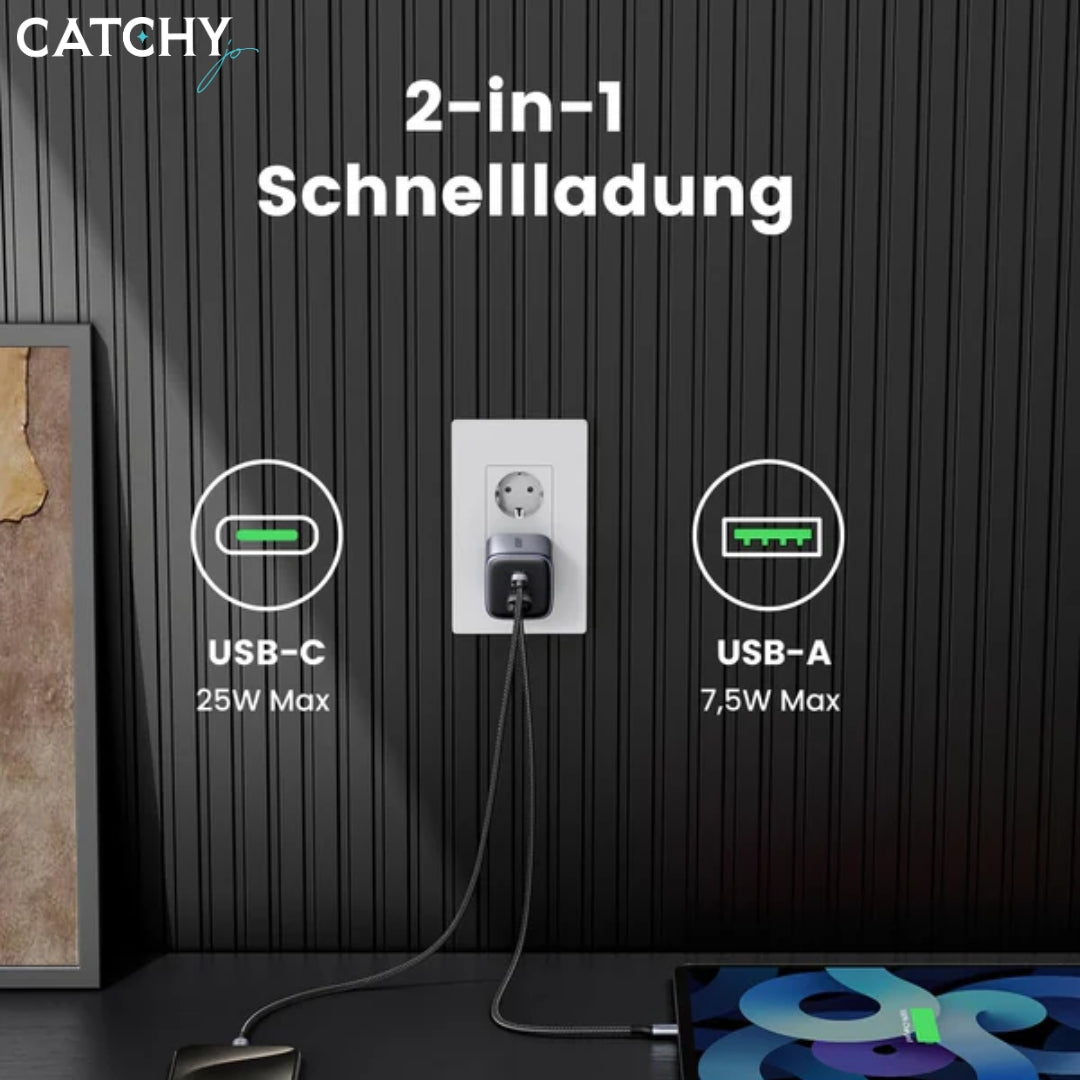 UGREEN Nexode شاحن USB-C سريع (35W)